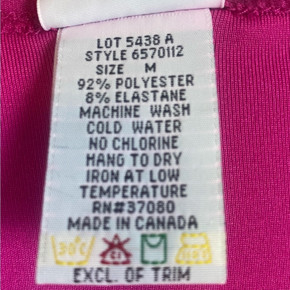 Giorgio Fiorlini Bright Pink Structured Sleeveless Top with Twist Front Size M - Picture 4 of 6